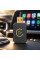 Беспроводной автомобильный адаптер для CarPlay и Android Auto с USB и Bluetooth, черный