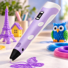 Ручка 3D Pen 2 с LCD дисплеем для детского творчества и рисования