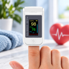 Пульсоксиметр iHealth LK-89 для измерения сатурации кислорода и пульса с дисплеем