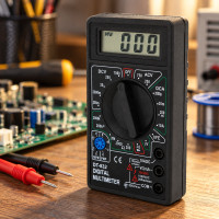Цифровой мультиметр тестер Digital DT-832 для измерения напряжения и тока