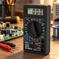 Цифровой мультиметр тестер Digital DT-832 для измерения напряжения и тока