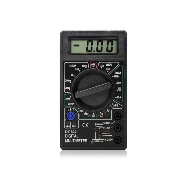 Цифровой мультиметр тестер Digital DT-832 для измерения напряжения и тока