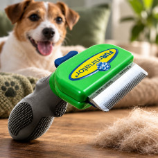Фурминатор для собак Short Hair Small Dog 4,5 см с кнопкой для короткой шерсти собак до 5 кг