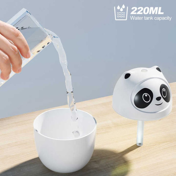 Ультразвуковой детский увлажнитель воздуха Panda Mist XS-168 с LED подсветкой