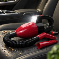 Ручной автомобильный пылесос CAR VACUUM CLEANER с питанием от прикуривателя для сухой и влажной уборки