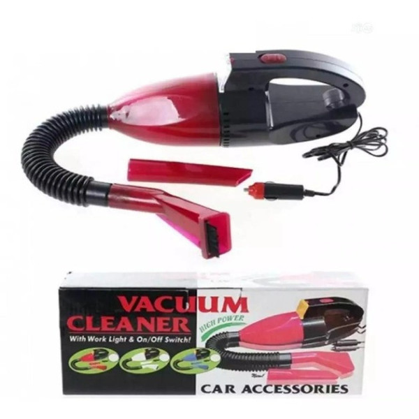 Ручной автомобильный пылесос CAR VACUUM CLEANER с питанием от прикуривателя для сухой и влажной уборки