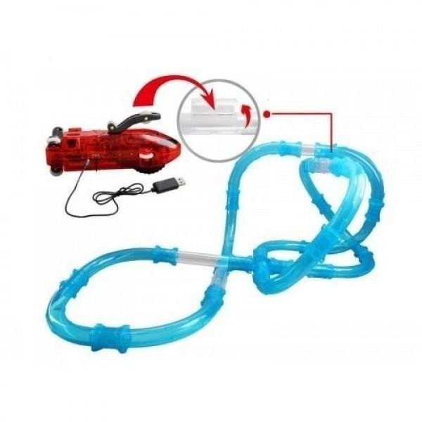 Автотрек трубопроводный Chariots Speed Pipes 27 элементов со светящимися эффектами