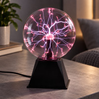 Ночник плазменный шар Plasma Light Magic Flash Ball BIG с электрическим питанием