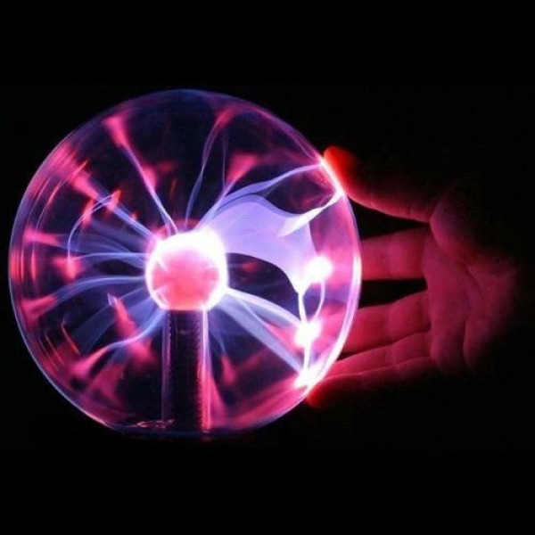 Ночник плазменный шар Plasma Light Magic Flash Ball BIG с электрическим питанием