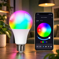 Умная светодиодная лампа Tuya LED с WiFi и Bluetooth, 9 Вт, 16 млн цветов