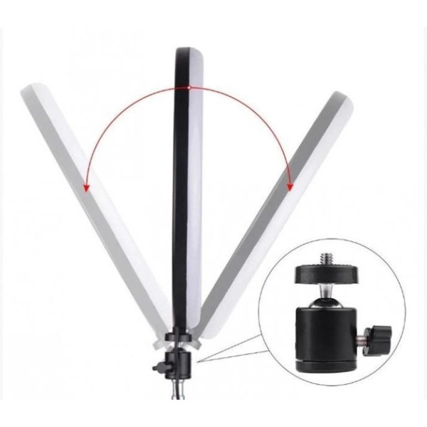 Кольцевая лампа Ring Fill Light 26 см с держателем для телефона без штатива