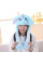 Шапка с подсветкой и двигающимися ушками единорога Pikachu toys soft toys with led