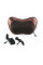 Массажная роликовая подушка Massage Pillow GHM 8028 с подогревом для спины и шеи с вибрацией, постукиванием и