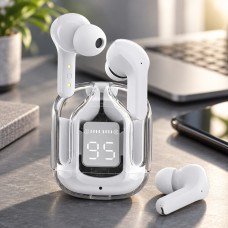 Беспроводные наушники Air31 XT16 Bluetooth 5.0 с ENC шумоподавлением, LED-дисплеем и 20 часами работы