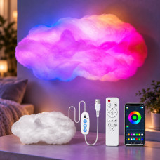 Настенно-потолочный светильник-ночник LED TouCloud OBL-211 с 3D эффектом и управлением через приложение