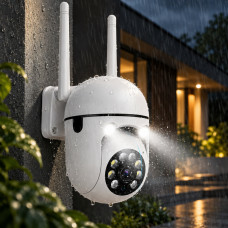 Уличная IP-камера A1 с WiFi, поворотной PTZ головкой, 2 Мп, ночным видением и управлением через приложение