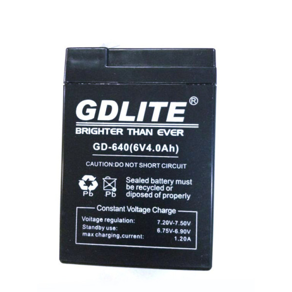 Аккумулятор GDLITE GD-640 4000 mAh для торговых весов, радиоприемников и фонарей