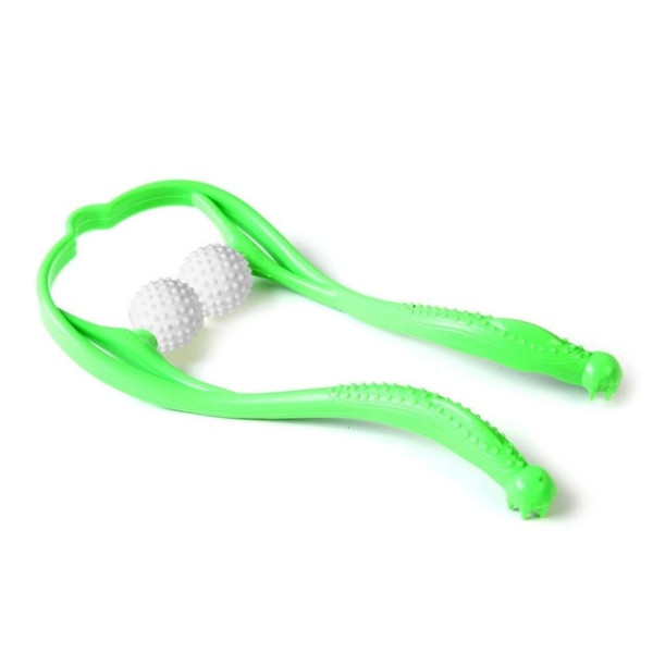 Роликовый ручной массажер Hexiang Neck Massager для шеи и плеч с эффектом разминания для снятия усталости и на