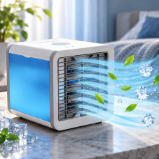 Портативный мини-кондиционер Arctic Air Prs2 4в1 с подсветкой, электронное управление, напольный, охлаждение