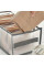 Органайзеры для хранения одежды в шкафу 4 шт. с ручками, сетчатыми вставками и отделениями