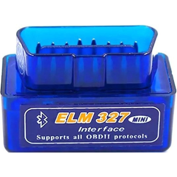 Миниатюрный диагностический автосканер Xiamen ELM327 v1.5 OBD2 с двумя платами и чипом для подключения к компь