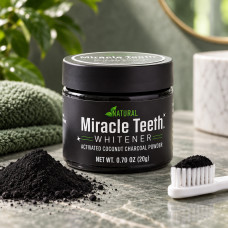 Отбеливающий гель для зубов Miracle Teeth Whitener черная зубная паста 20 мл