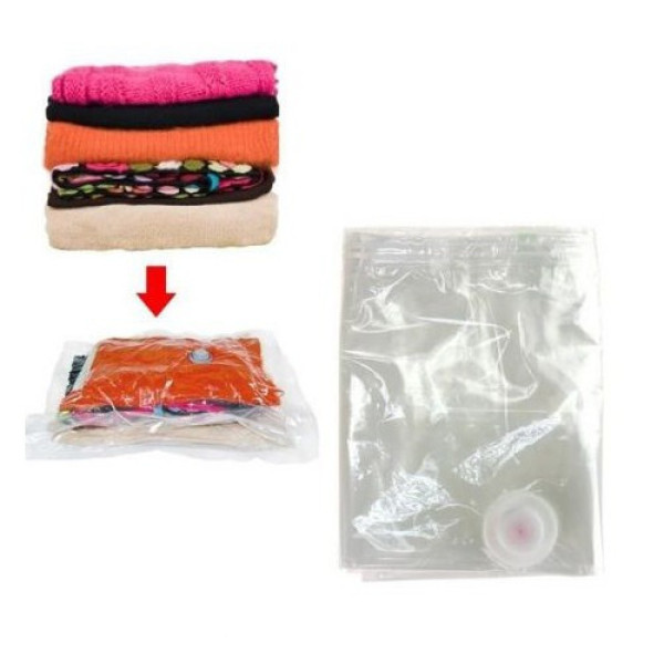 Набор вакуумных пакетов для вакууматора, прозрачные, размер 70х100 см
