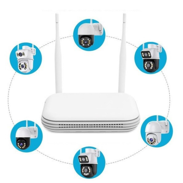 Wi-Fi видеорегистратор с NVR на 8 IP-камер, HDMI выход, удалённый доступ, поддержка Full HD и 5 Мп
