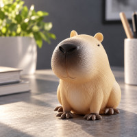 Мягкая игрушка-сквиши Капибара из PU, антистресс, 8,5 см, для детей и взрослых