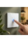 Сенсорный умный выключатель света 1 канал без нейтрали с LED-индикацией белый стеклянный