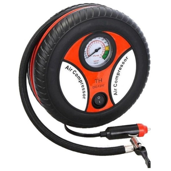 Автомобильный электрический компрессор Air Compressor DC12V 260 PSI для подкачки колес и мячей