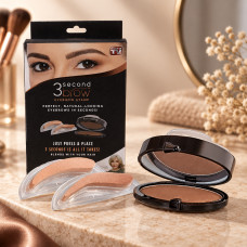 Тени для бровей 3 Second Brow Eyebrow Stamp-Perfect Natural-Looking Eye коричневый штамп-пудра