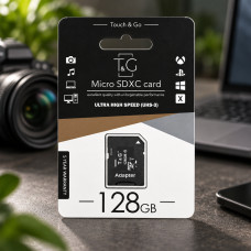 Карта памяти microSDXC T&G 128 ГБ Class 10 с адаптером
