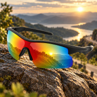 Поляризованные солнцезащитные очки Tac Glasses с антибликовым эффектом и складной оправой универсальные антифа