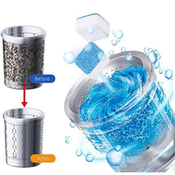 Таблетки для чистки стиральных машин Washing machine cleaner средство для удаления загрязнений