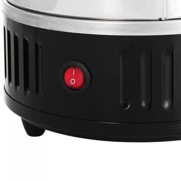 Вертикальная электрошашлычница Domotec на 6 шампуров, 1000W, нержавеющая сталь для дома