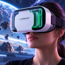 Очки виртуальной реальности Shinecon SC-G05A с регулировкой линз для смартфонов 4.7"–6.0"
