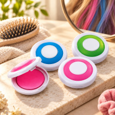 Цветная временная пудра для волос Hot Huez с разноцветными красителями и тенями для детей