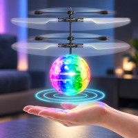 Летающий диско-шар Airset Sensor Flying Ball TT-308 с управлением от руки и световыми эффектами