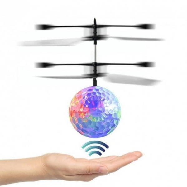 Летающий диско-шар Airset Sensor Flying Ball TT-308 с управлением от руки и световыми эффектами