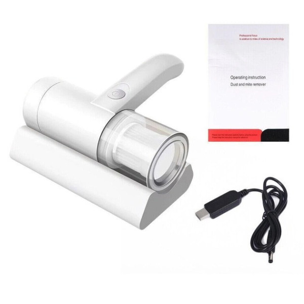 Ручной портативный беспроводной аккумуляторный пылесос Dust Suction Mite Remover для сухой и паровой уборки