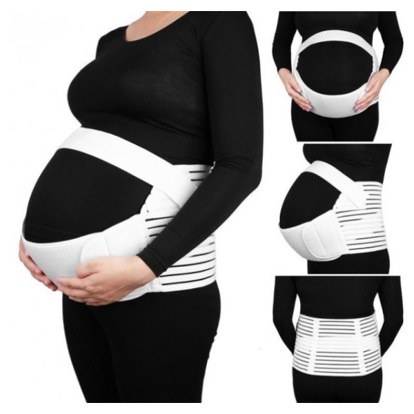 Дородовой бандаж для беременных Comfortable Maternity Support Belt YC SUPPORT белый