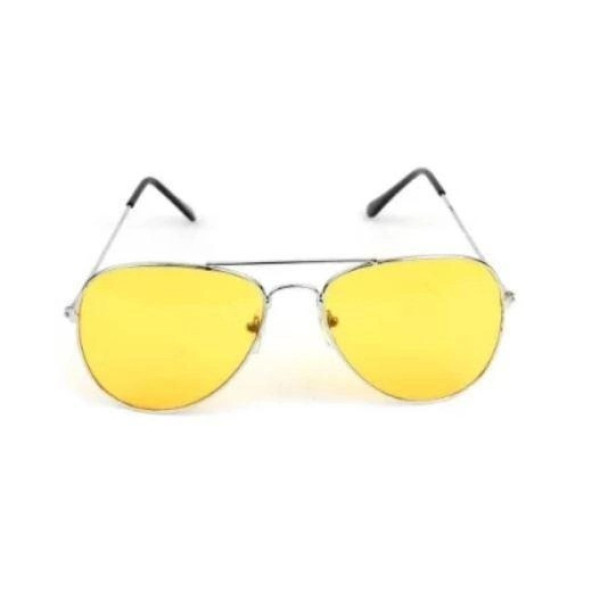 Антибликовые желтые очки Night View Glasses для водителей с ночным видением и складной оправой