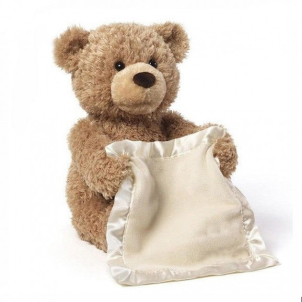 Интерактивный говорящий мишка Peekaboo Bear, играющий в прятки, 33 см