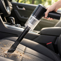 Ручной автомобильный пылесос 2 в 1 Vacuum Cleaner 8696 с телескопической трубой, аккумуляторный, 120 Вт, 4500