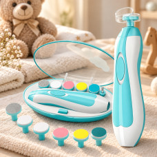 Аккумуляторный детский триммер для ногтей с 6 насадками NAIL TRIMMER XL-667