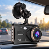 Автомобильный видеорегистратор BT 100 с двумя камерами и записью 1920х1080, включая камеру заднего вида