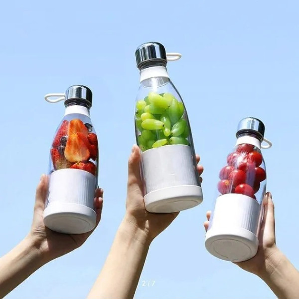 Портативный аккумуляторный блендер-бутылка Juicer для смузи 350 мл с электронным управлением
