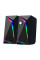Проводные компьютерные колонки MUSIC D.J. M-110C с RGB подсветкой, 2 динамика