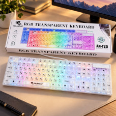 Мембранная игровая клавиатура Yelandar AN-T20 USB с RGB подсветкой White